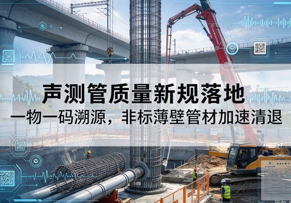 水城声测管质量新规落地，一物一码溯源，非标薄壁管材加速清退