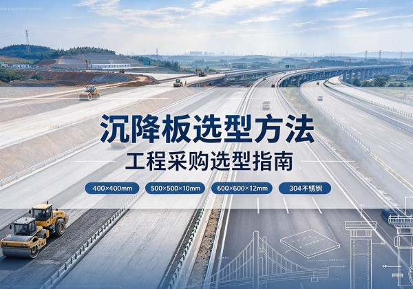 水城沉降板选择方法